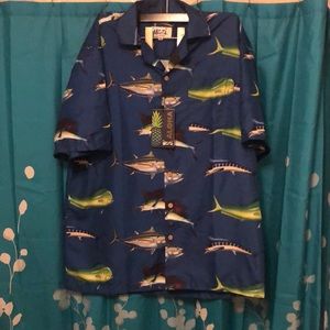 Men’s button down printed shirt